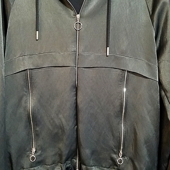 Zara Hooded Zip Up Jacket - Picture 3 of 4